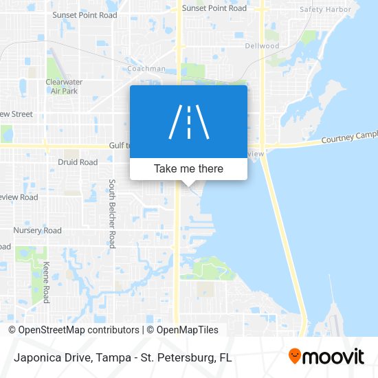 Japonica Drive map