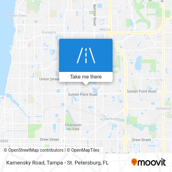 Kamensky Road map