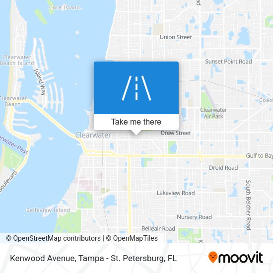 Kenwood Avenue map