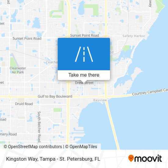 Kingston Way map
