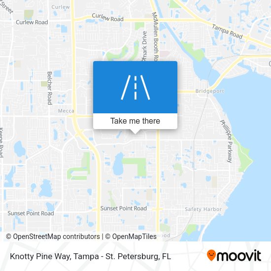 Knotty Pine Way map
