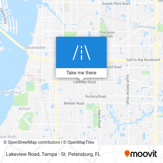Lakeview Road map