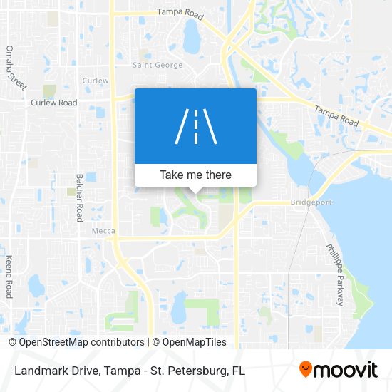 Landmark Drive map