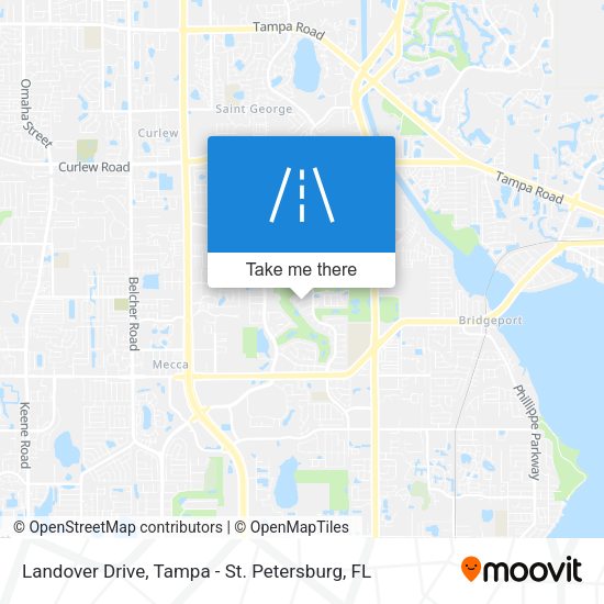 Landover Drive map