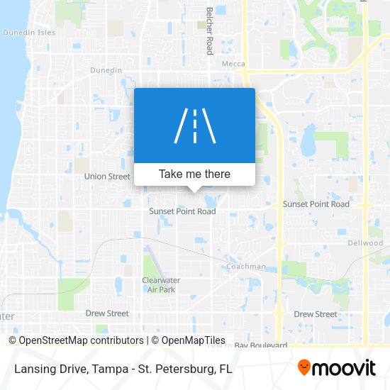 Mapa de Lansing Drive