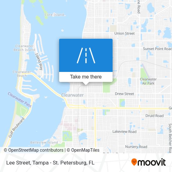 Lee Street map