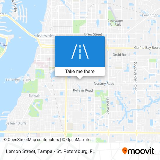 Lemon Street map