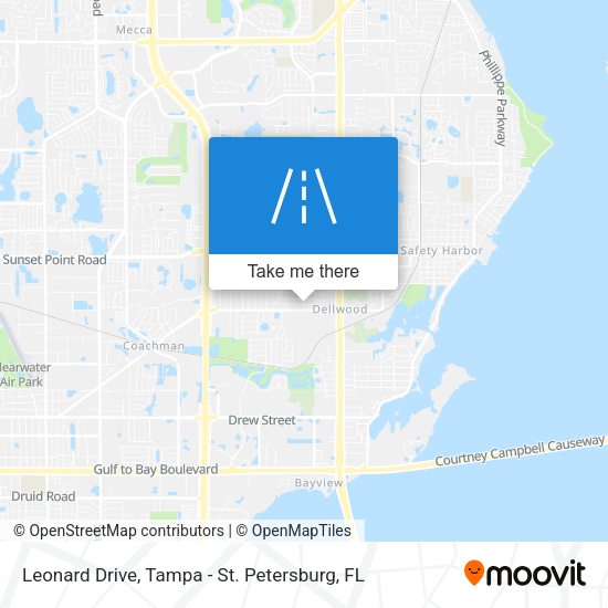 Leonard Drive map