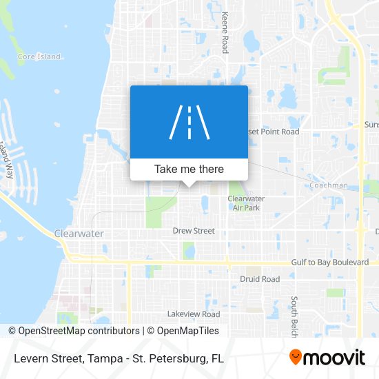 Levern Street map