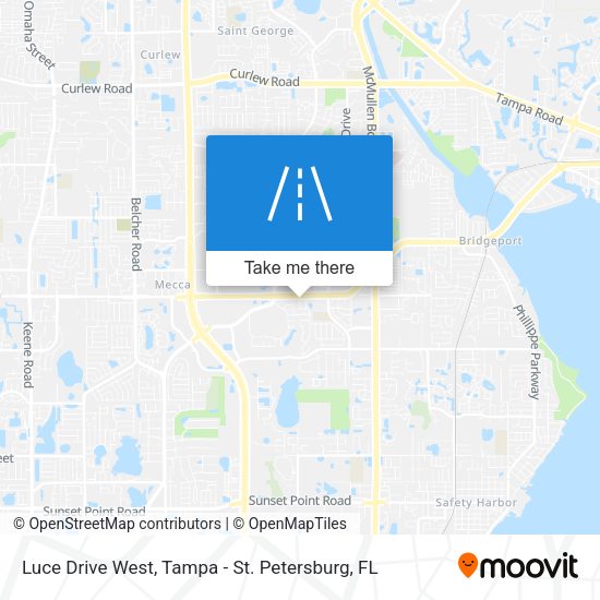 Luce Drive West map