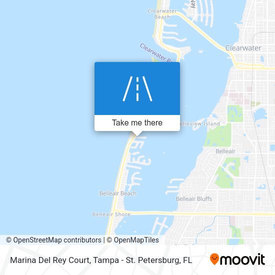Mapa de Marina Del Rey Court