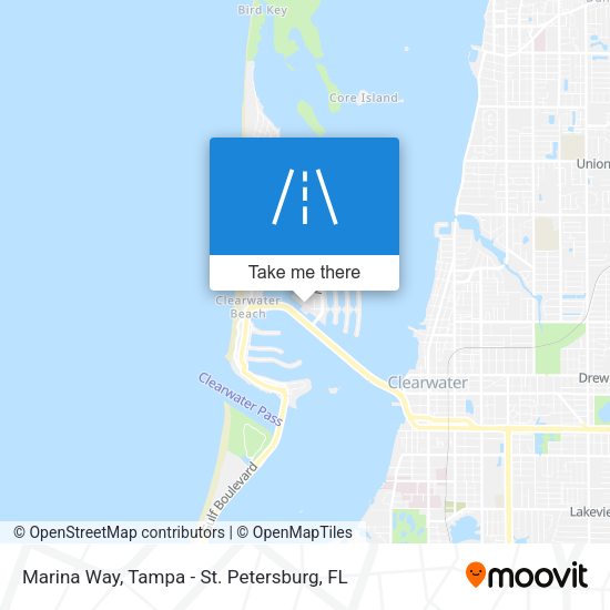 Marina Way map