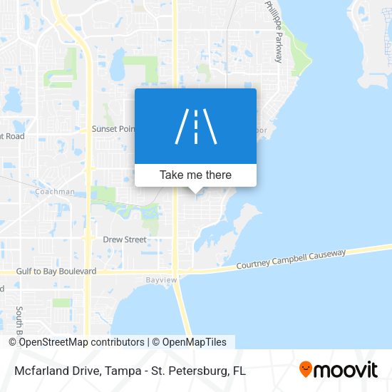 Mapa de Mcfarland Drive