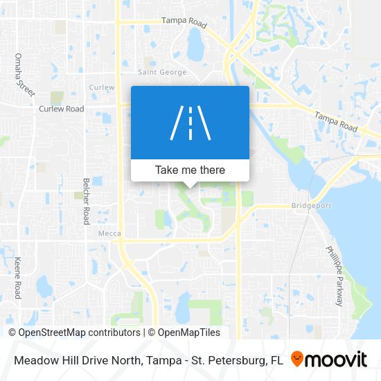 Meadow Hill Drive North map