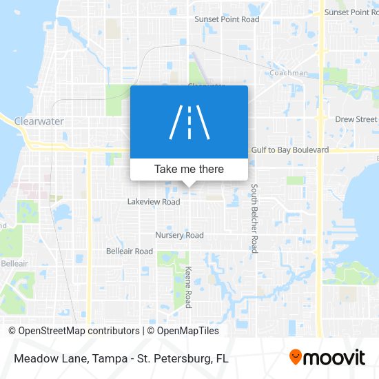 Mapa de Meadow Lane