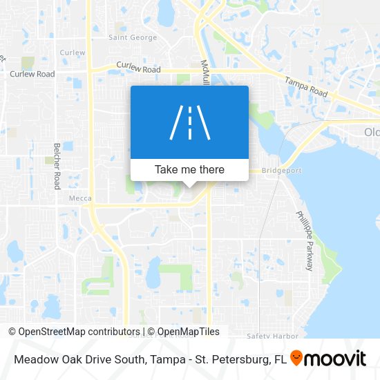 Mapa de Meadow Oak Drive South