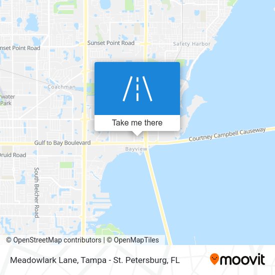 Meadowlark Lane map