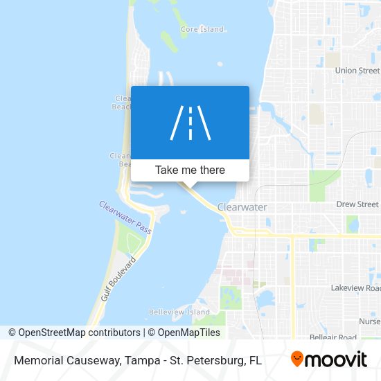 Memorial Causeway map
