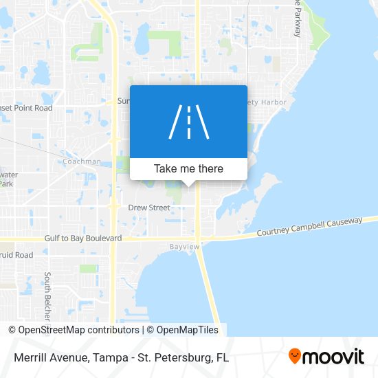 Merrill Avenue map