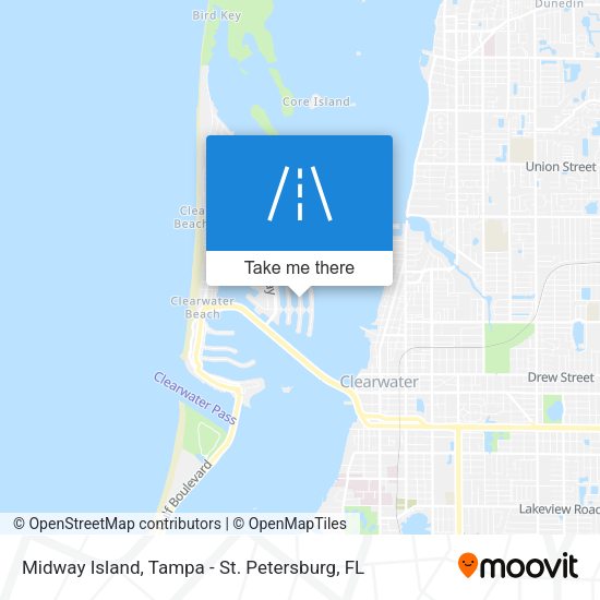 Mapa de Midway Island