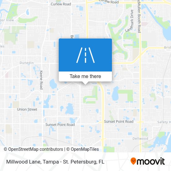 Millwood Lane map