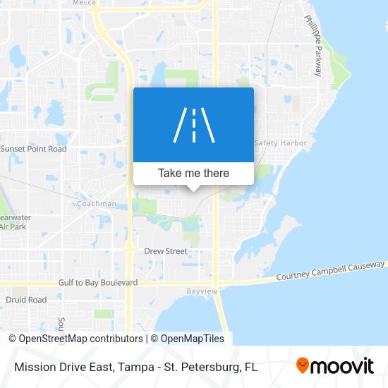Mapa de Mission Drive East