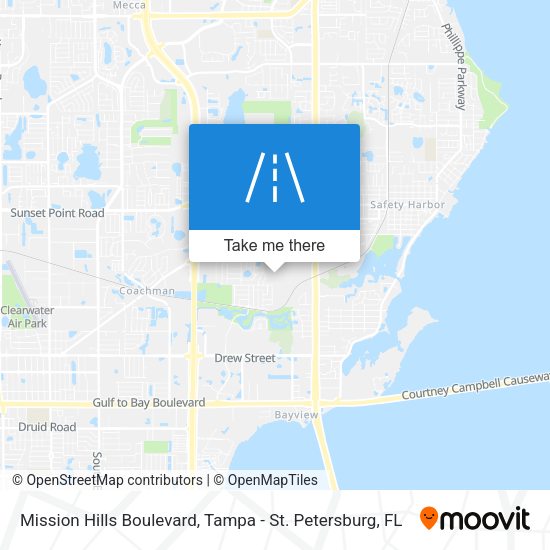 Mission Hills Boulevard map