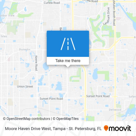 Moore Haven Drive West map