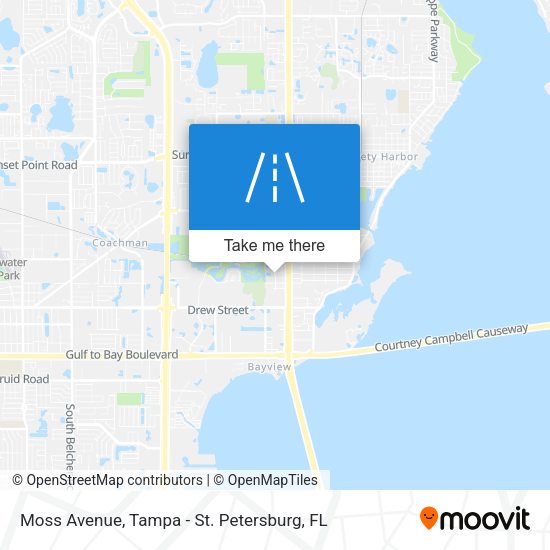 Moss Avenue map