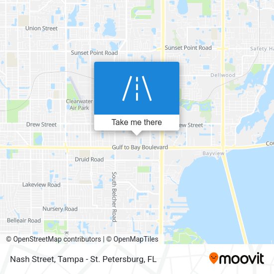 Mapa de Nash Street