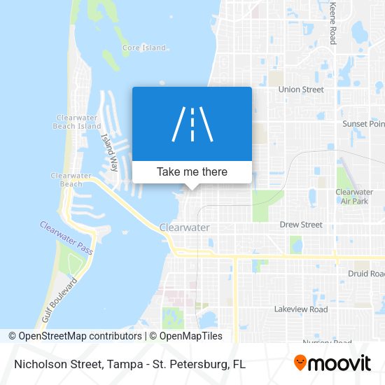 Mapa de Nicholson Street