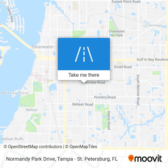 Normandy Park Drive map