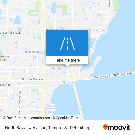 Mapa de North Bayview Avenue