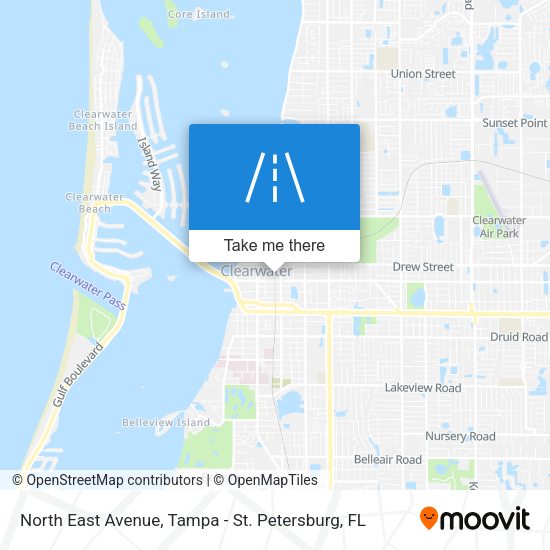 Mapa de North East Avenue