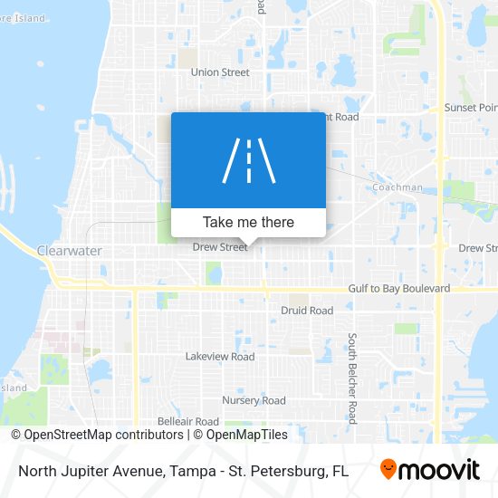 Mapa de North Jupiter Avenue
