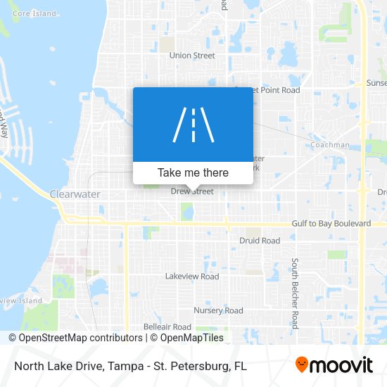 North Lake Drive map