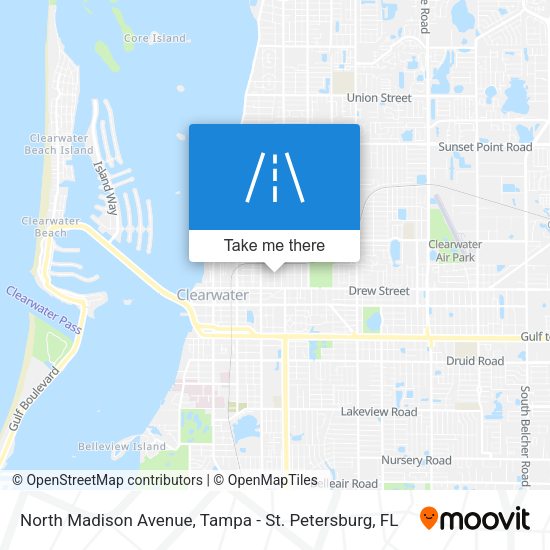 Mapa de North Madison Avenue