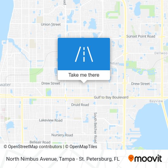 North Nimbus Avenue map