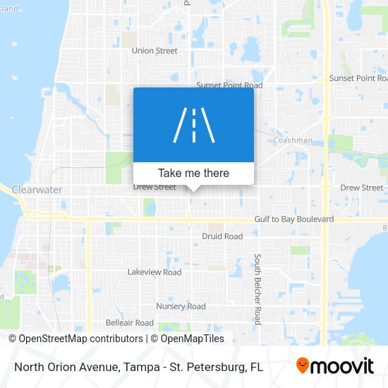 Mapa de North Orion Avenue
