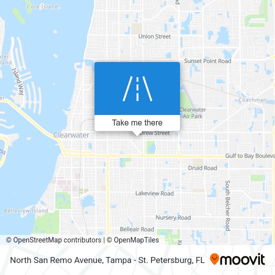 Mapa de North San Remo Avenue