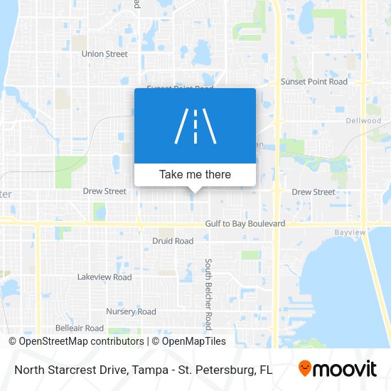 Mapa de North Starcrest Drive