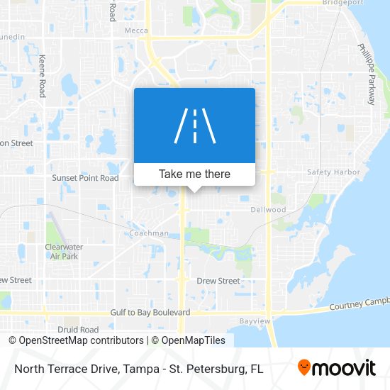 North Terrace Drive map