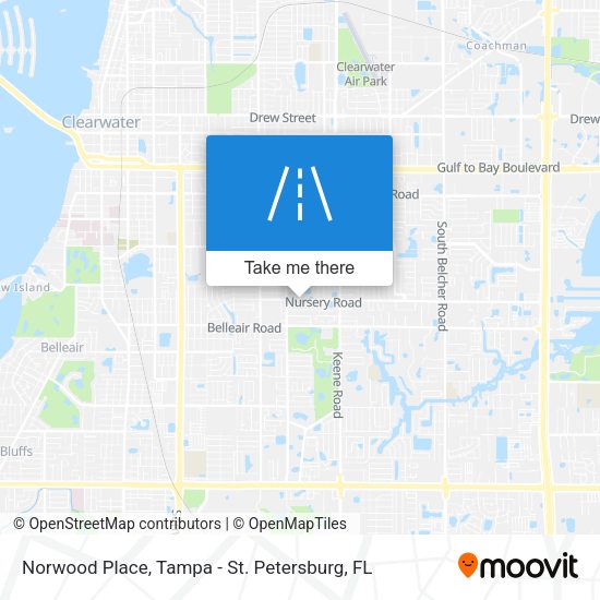 Norwood Place map
