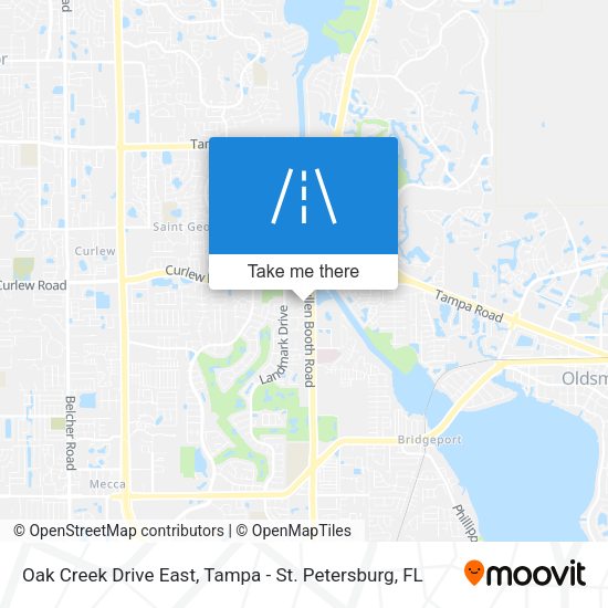 Oak Creek Drive East map