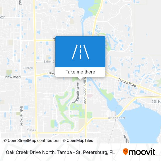 Mapa de Oak Creek Drive North