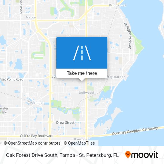 Mapa de Oak Forest Drive South