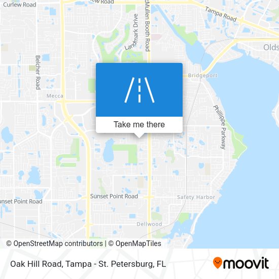 Mapa de Oak Hill Road