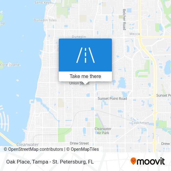 Mapa de Oak Place