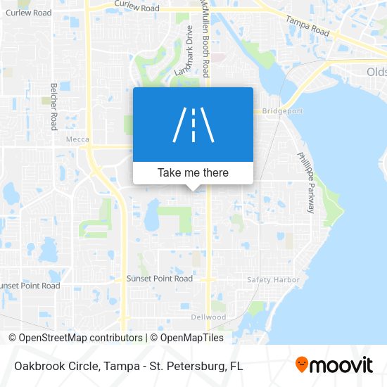 Oakbrook Circle map