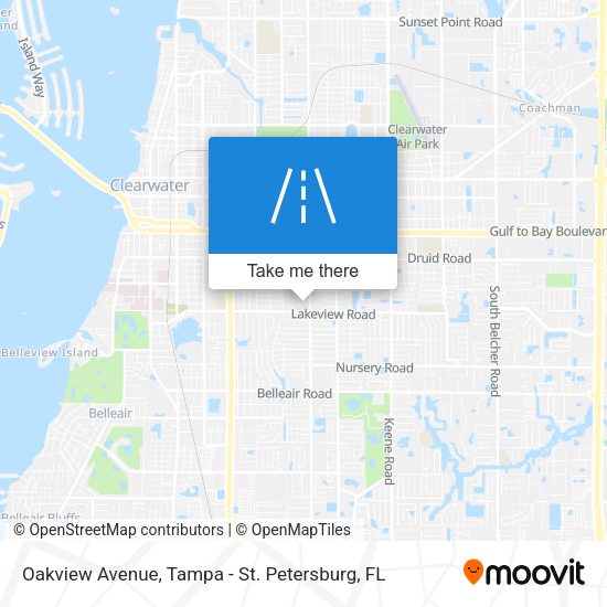 Oakview Avenue map